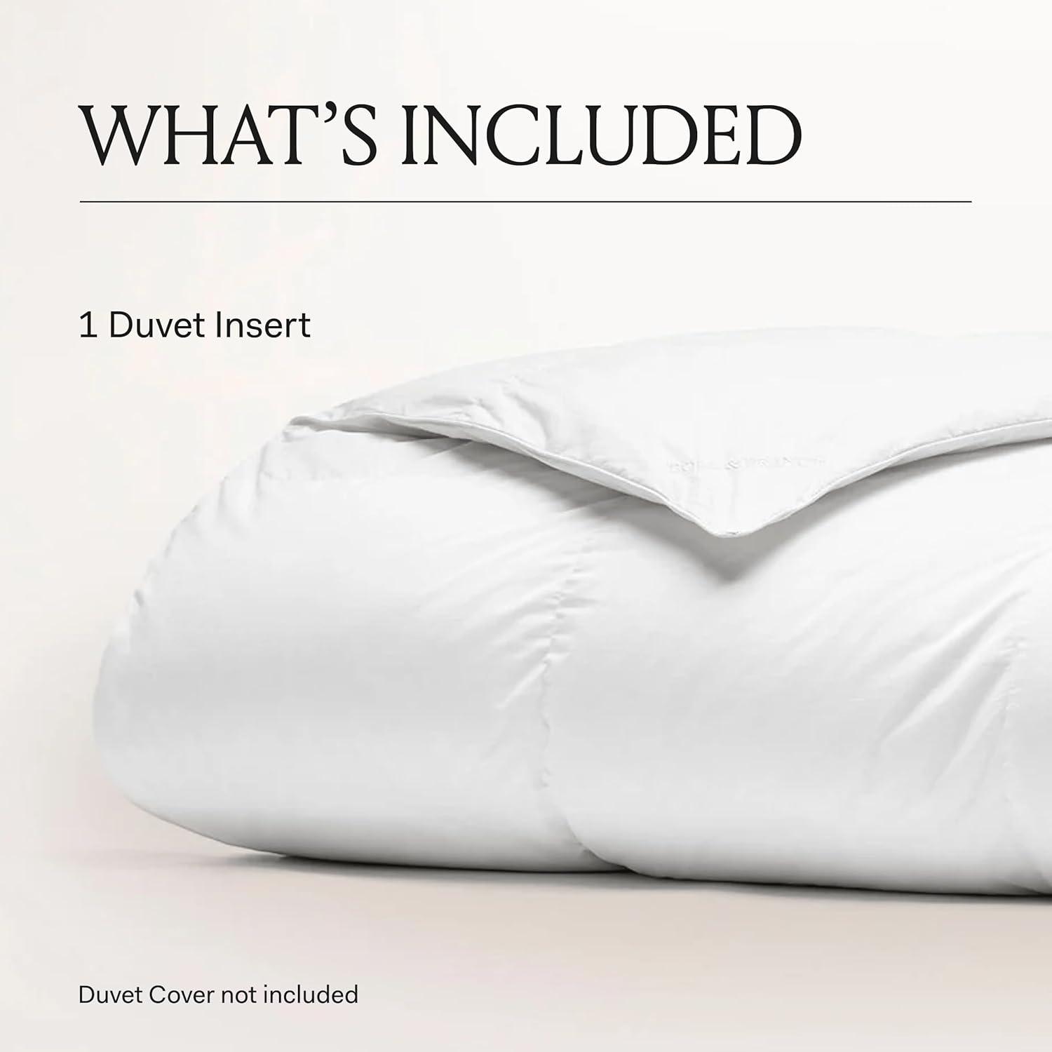 imageBOLL ampamp BRANCH Down Alternative Duvet Insert KingCal King Midweight Luxury Shell Hypoallergenic Primaloft Luxury Down Alternative FillMidweight