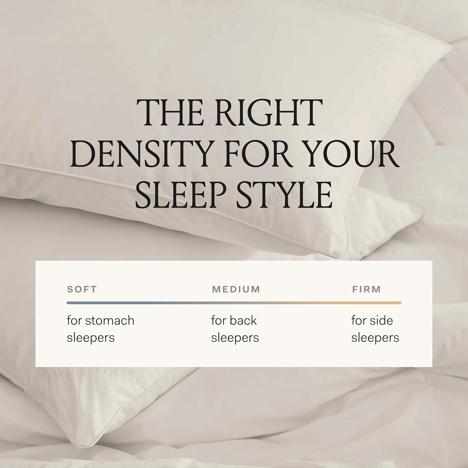 imageBOLL ampamp BRANCH Down Chamber Pillow Medium Standard Naturally Cooling Shell Premium Comfort Superior Support CrueltyFree IDS Certified DownKing Medium Density