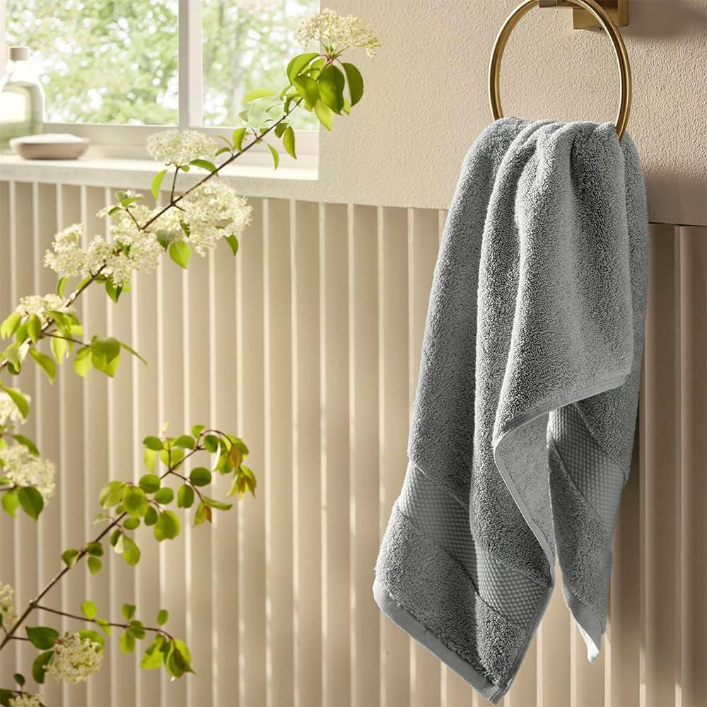 imageBOLL ampamp BRANCH Plush Bath Towel Set Holly 6 Piece Includes 2 Bath Towels 2 Hand Towels ampamp 2 Washcloths 100 Organic Cotton Ultra Soft ampamp Luxurious Quick AbsorbingShore