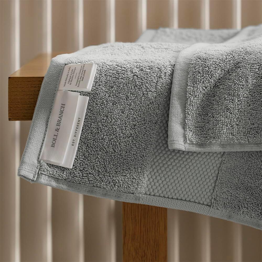 imageBOLL ampamp BRANCH Plush Bath Towel Set Holly 6 Piece Includes 2 Bath Towels 2 Hand Towels ampamp 2 Washcloths 100 Organic Cotton Ultra Soft ampamp Luxurious Quick AbsorbingShore