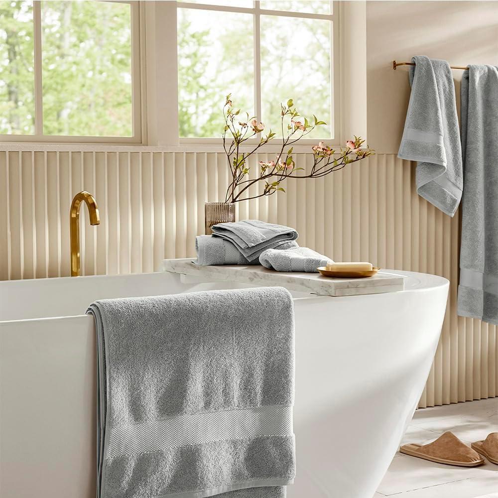 imageBOLL ampamp BRANCH Plush Bath Towel Set Holly 6 Piece Includes 2 Bath Towels 2 Hand Towels ampamp 2 Washcloths 100 Organic Cotton Ultra Soft ampamp Luxurious Quick AbsorbingShore
