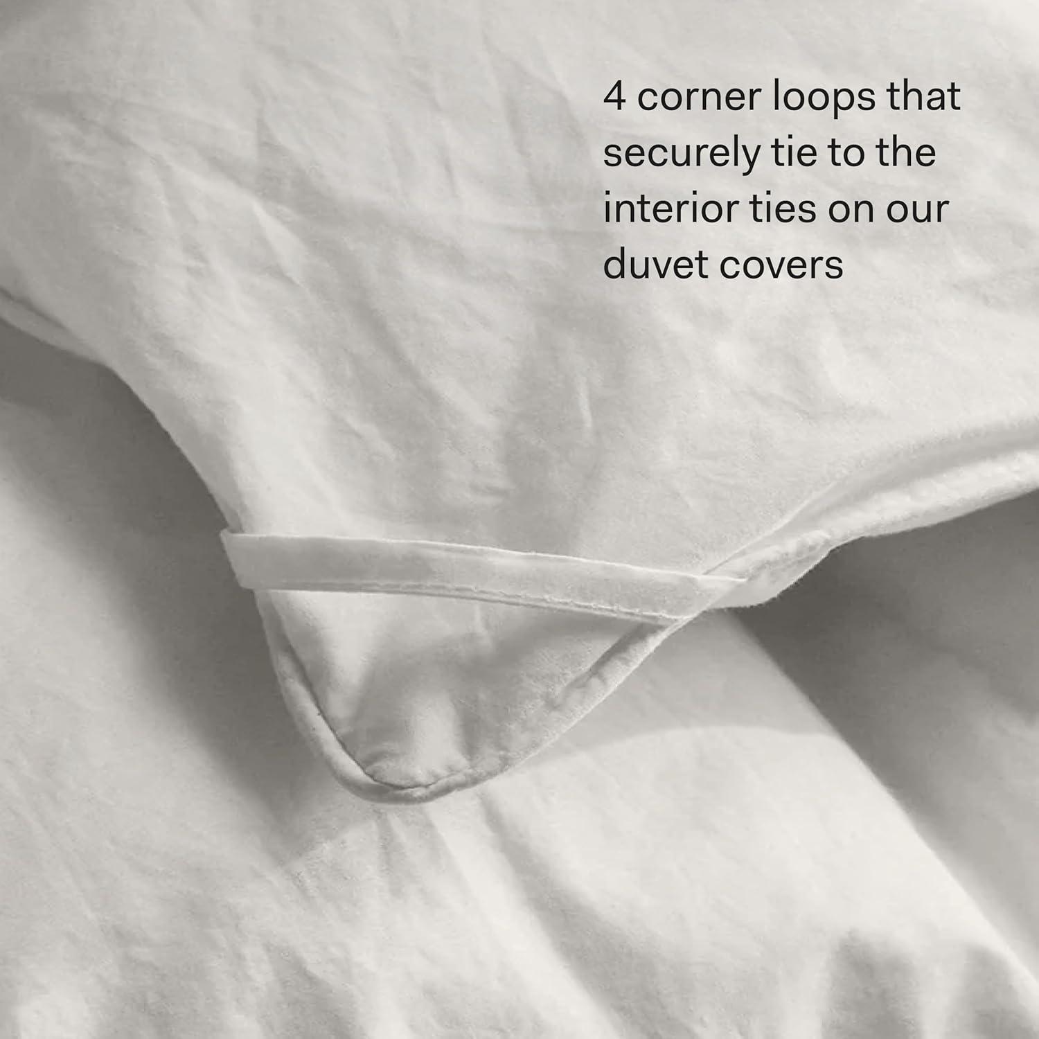 imageBoll ampamp Branch Down Duvet Insert KingCal King Midweight Luxury Shell CrueltyFree US Down Bedding Bafflebox Maintains LoftUltraweight