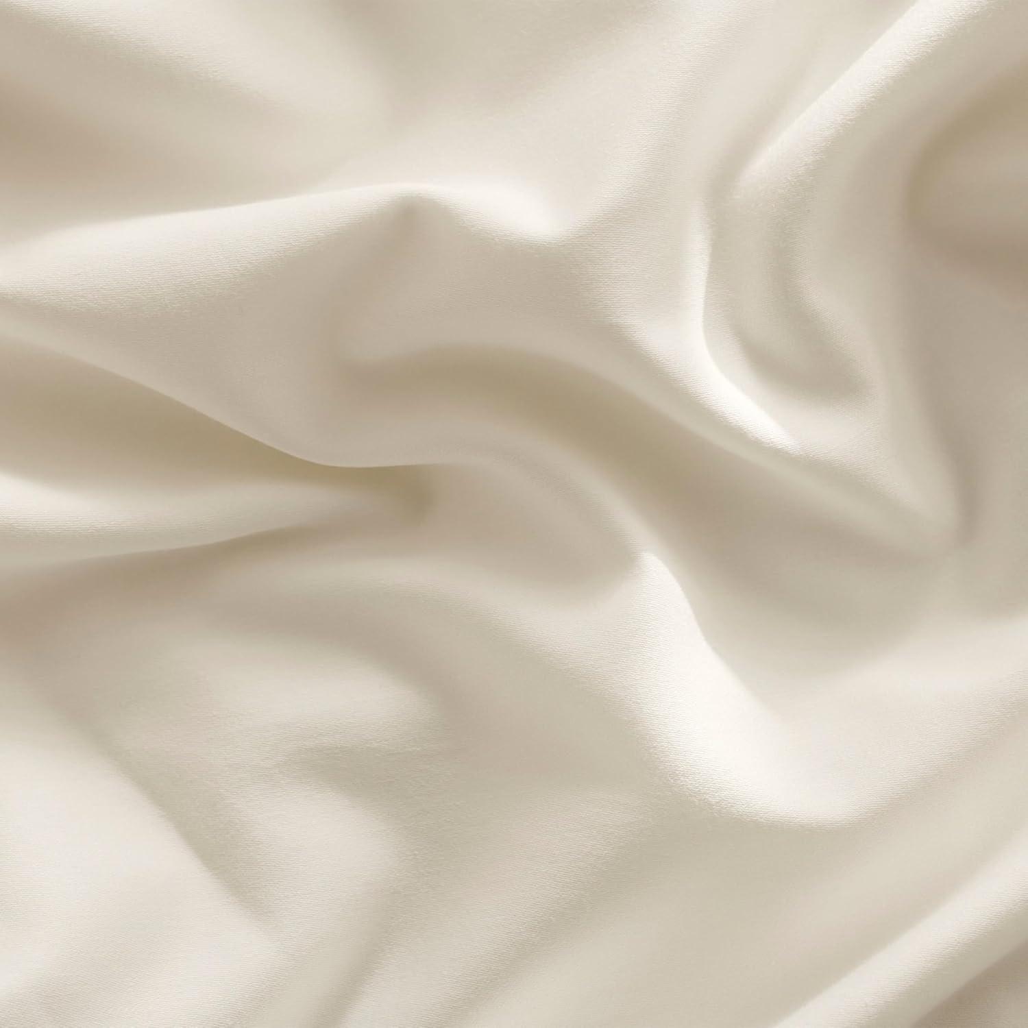 imageBoll ampamp Branch Signature Hemmed Fitted Sheet King White 100 Organic Cotton 1 Fitted Sheet OnlyMineral