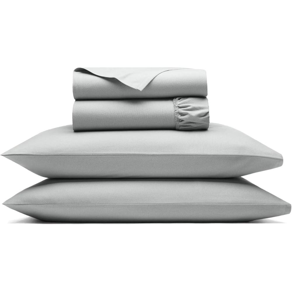 imageBOLL ampamp BRANCH Flannel Sheet Set  Queen Cream  Luxury 100 Organic Cotton  Includes 1 Flat 1 Fitted 2 Pillowcases  Velvety Soft Warm ampamp BreathableShore