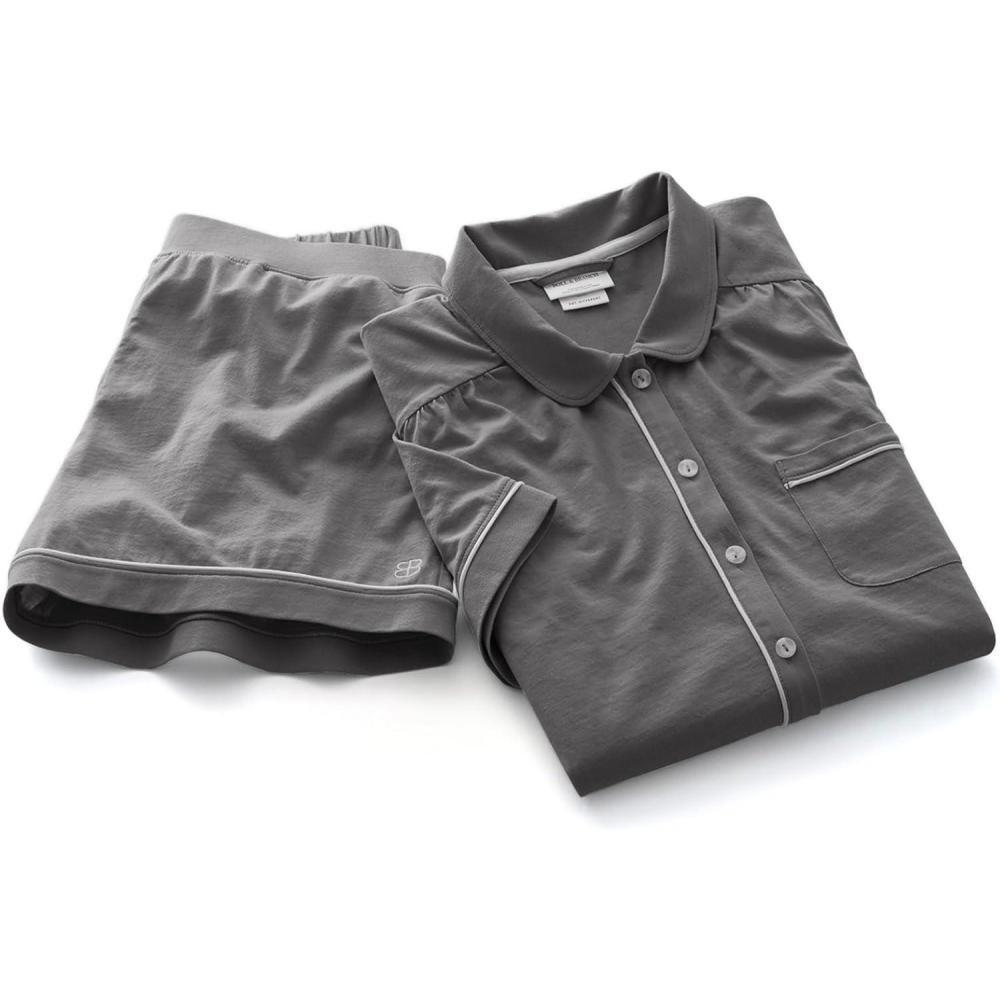 imageBOLL ampamp BRANCH Womens Soft Knit Short Sleeve ampamp Shorts Pajama SetNight