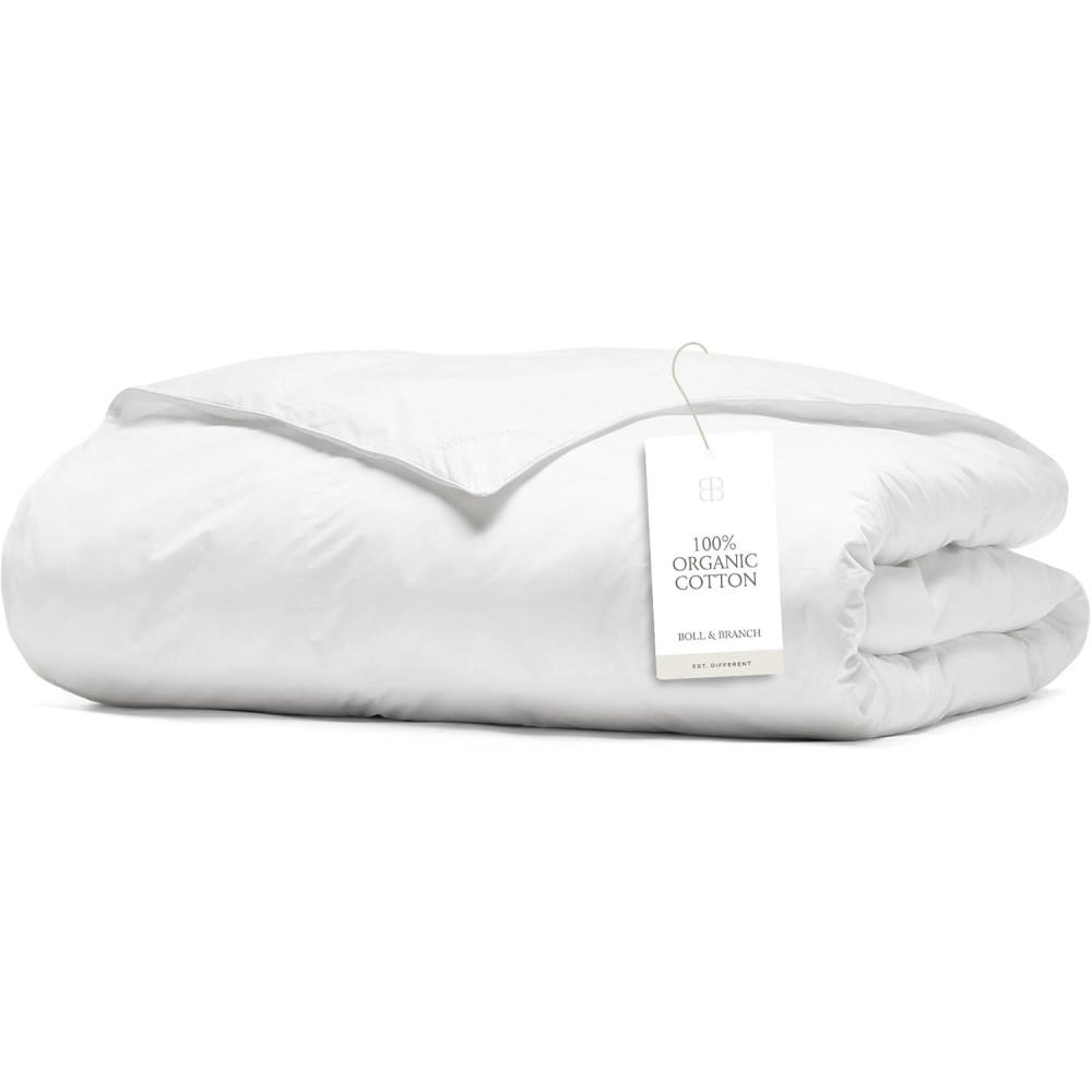 imageBoll ampamp Branch Down Duvet Insert KingCal King Midweight Luxury Shell CrueltyFree US Down Bedding Bafflebox Maintains LoftUltraweight