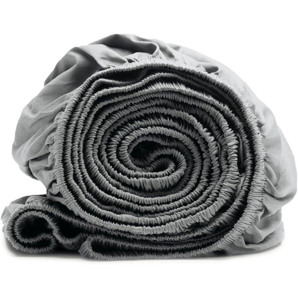 imageBoll ampamp Branch Signature Hemmed Fitted Sheet King White 100 Organic Cotton 1 Fitted Sheet OnlyShore