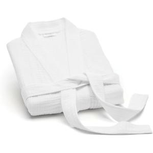 BOLL & BRANCH Dream Robe – 100% Organic Cotton – Ultra Soft, Lightweight, Breathable, and Pre Shrunk – Unisex(White)