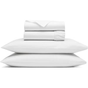 BOLL & BRANCH Flannel Sheet Set – Queen, Cream – Luxury 100% Organic Cotton – Includes 1 Flat, 1 Fitted, 2 Pillowcases – Velvety Soft, Warm & Breathable(White)