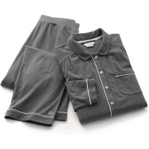 BOLL & BRANCH Women’s Soft Knit Long Sleeve & Pants Pajama Set(Night)