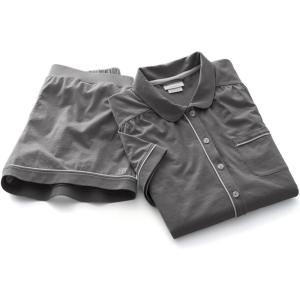 BOLL & BRANCH Women’s Soft Knit Short Sleeve & Shorts Pajama Set(Night)