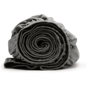 Boll & Branch Signature Hemmed Fitted Sheet – King, White – 100% Organic Cotton – 1 Fitted Sheet Only(Stone)