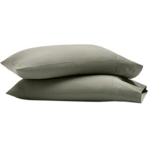 Boll & Branch Signature Hemmed Pillowcase Set – Standard, White – Luxury 100% Organic Cotton – Buttery Soft and Breathable – Softer with Every Wash – 2 Pillowcases Included(Juniper)