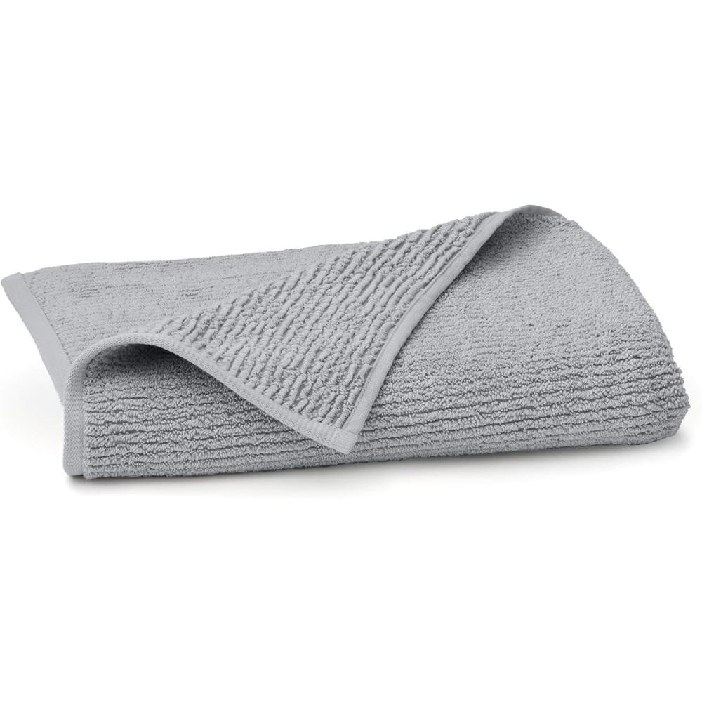 imageBOLL amp BRANCH Turkish Ribbed Bath Towel  White  100 Organic Turkish Cotton  Soft Absorbent Quick Dry Luxury Spa Bath Towel with Ribbed Texture  Durable Sustainable ComfortShore