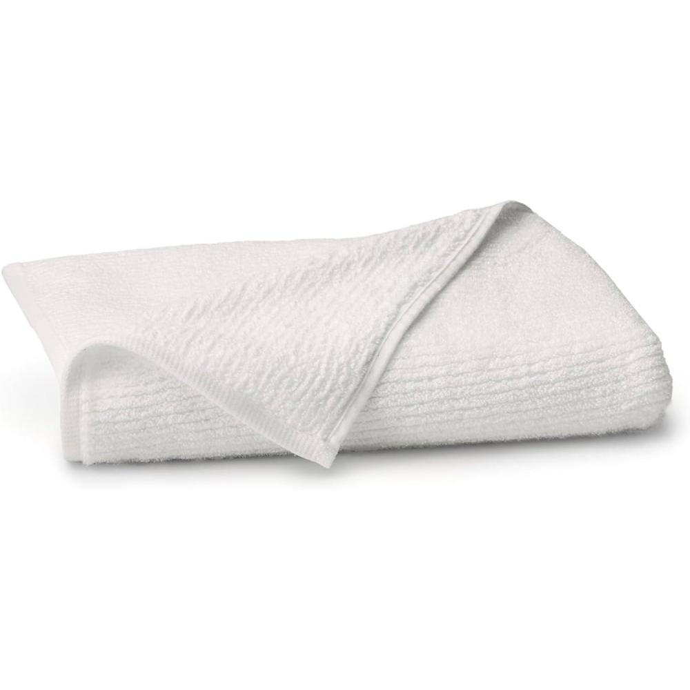 imageBOLL amp BRANCH Turkish Ribbed Bath Towel  White  100 Organic Turkish Cotton  Soft Absorbent Quick Dry Luxury Spa Bath Towel with Ribbed Texture  Durable Sustainable ComfortWhite