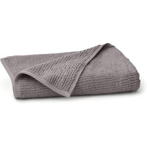 BOLL & BRANCH Turkish Ribbed Bath Towel – White – 100% Organic Turkish Cotton – Soft Absorbent Quick Dry Luxury Spa Bath Towel with Ribbed Texture – Durable Sustainable Comfort(Stone)