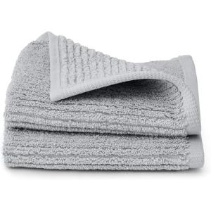 BOLL & BRANCH Turkish Waffle Washcloth Set – White – 100% Organic Turkish Cotton – Lightweight Soft Absorbent Luxury Spa Washcloths with Waffle Weave Texture – Quick Dry Set of 2(Shoew)