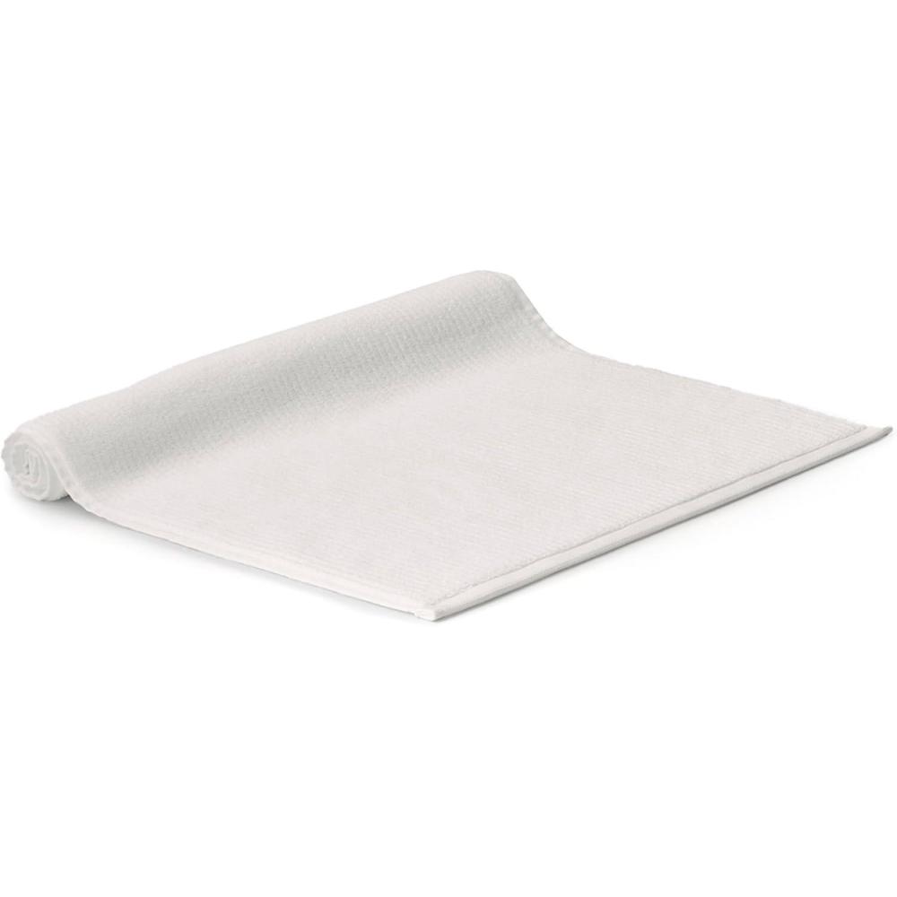 imageBOLL amp BRANCH Turkish Waffle Bath Mat  White  100 Organic Turkish Cotton  Soft Absorbent Quick Dry Luxury Bathroom Mat with Waffle Weave Texture  Spa Inspired ComfortWhite