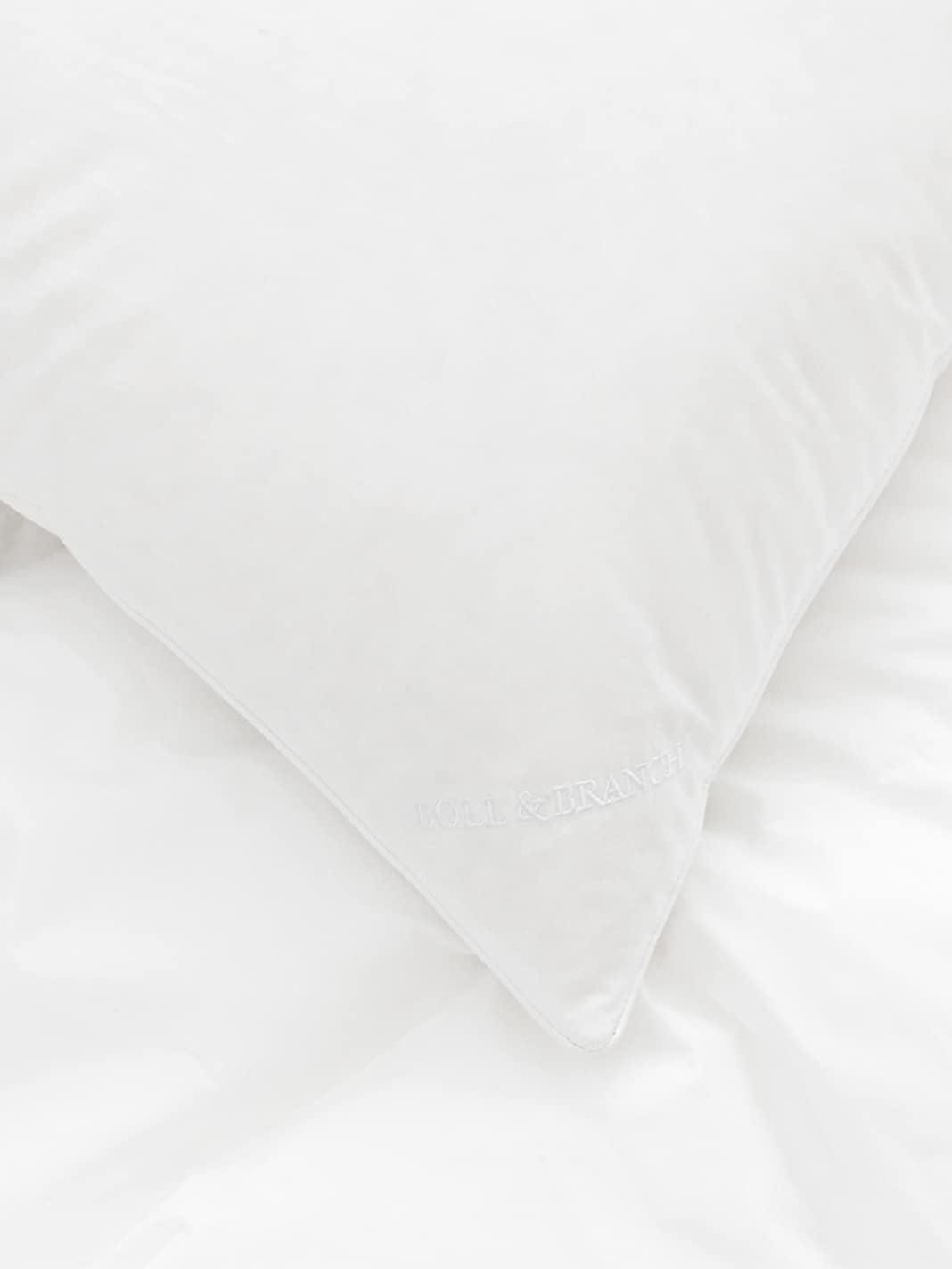 imageBOLL amp BRANCH Pillow Starter Bundle 4 Down Alternative Pillows 2 Medium Standard Size 2 Firm Standard Size Luxury 100 Organic Cotton Shell